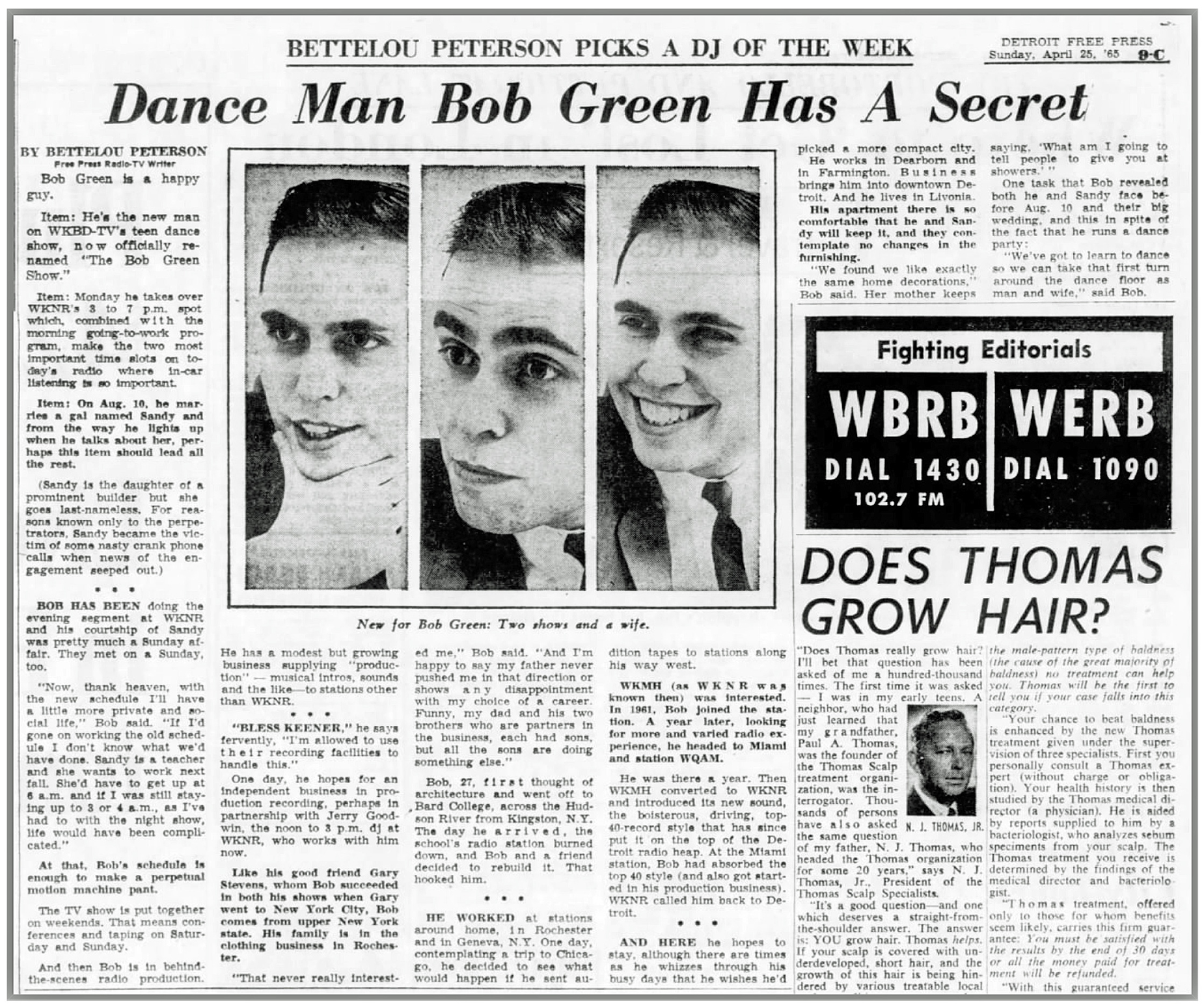 Detroit_Free_Press_Sun__Apr_25__1965_Bob_Green_WKNR_BP_(MCRFB)b