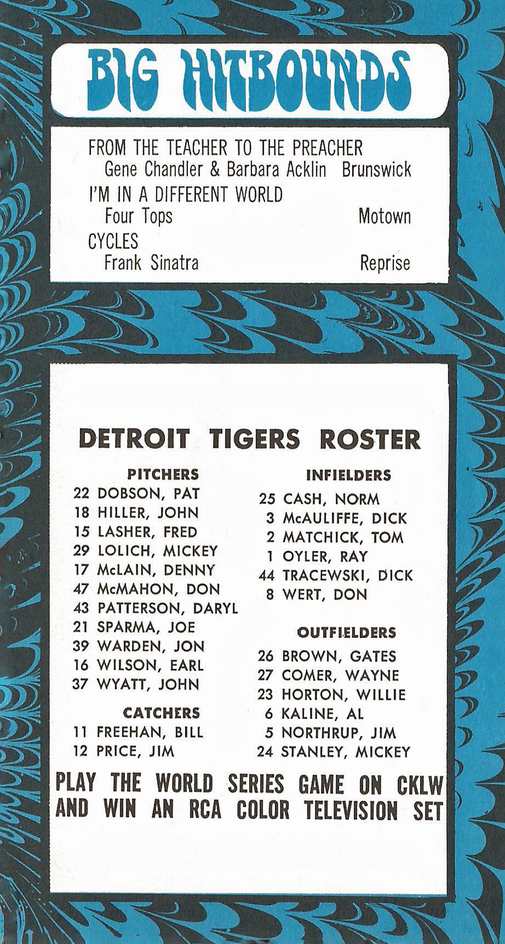 CKLW BIG 30 HITS! PREVIEWED September 24, 1968