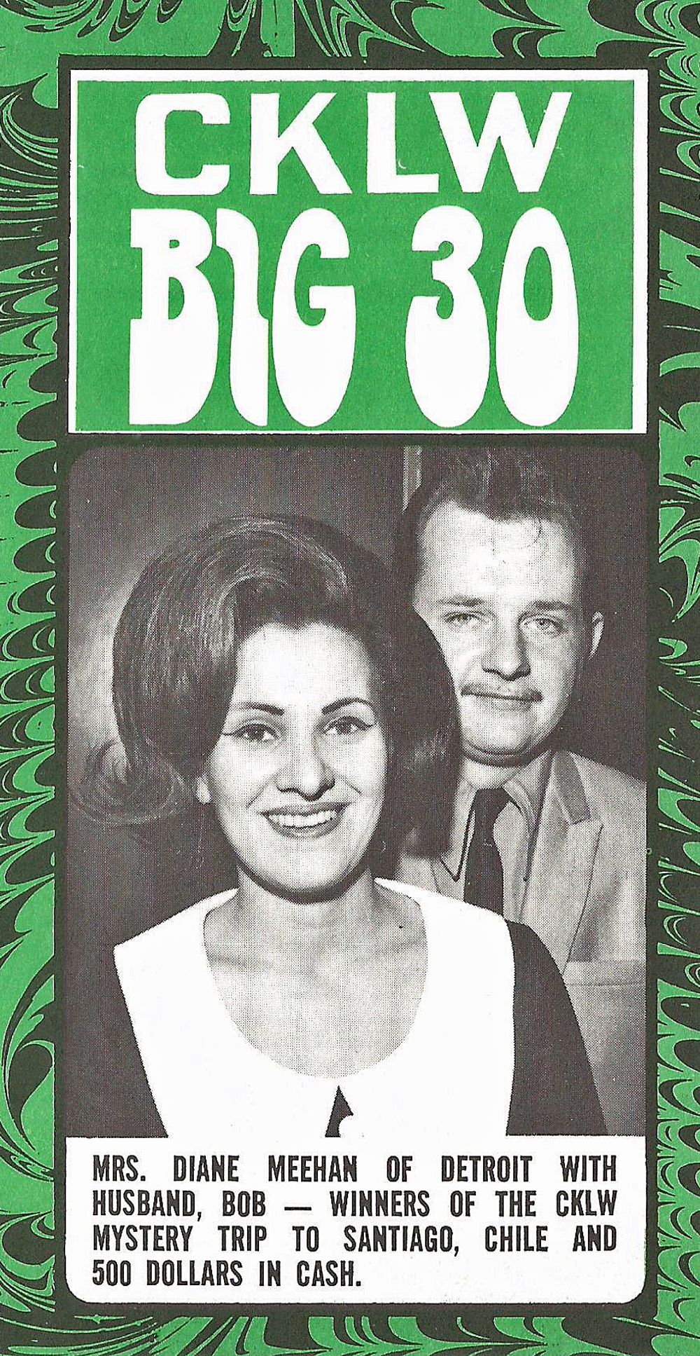 CKLW BIG 30 HITS! PREVIEWED November 04, 1968