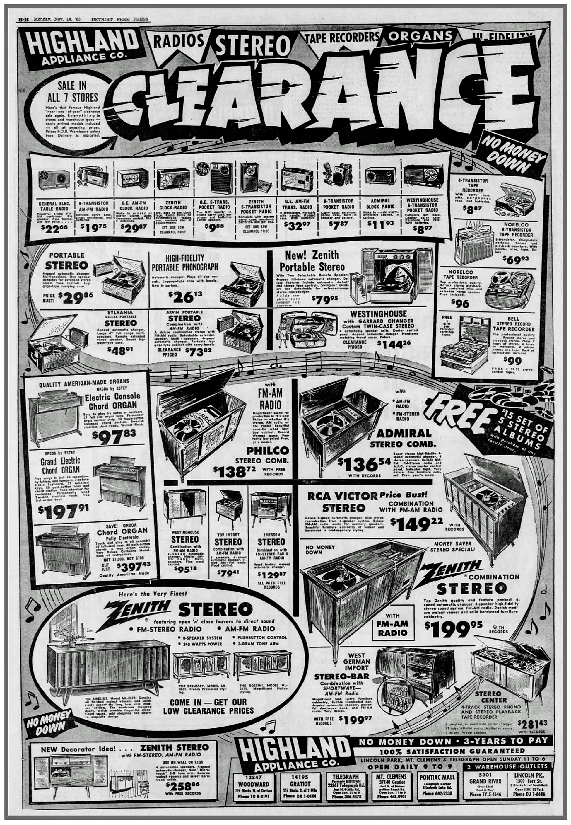 DETROIT FREE PRESS Monday, November 18, 1963